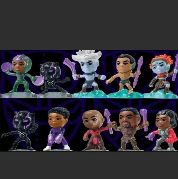 :* 2022 McDONALDS Disney Marvel Black Panther Wakanda Forever HAPPY MEAL TOYS - Picture 5 of 12
